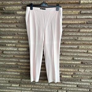 Carlisle Light Blush Pink Christy Side Zip Ankle Pants